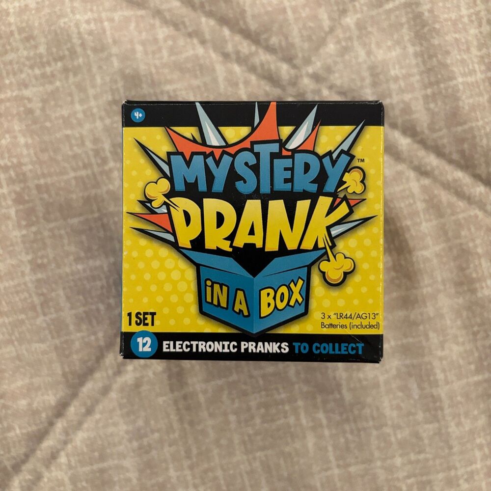 New Sealed Mystery Prank in a Box Electronic Prank Blind Box Toy 12 to Collect